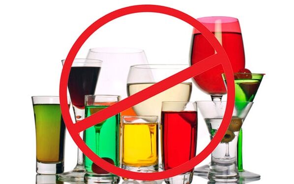 alcoholic beverages prohibited while taking antibiotics