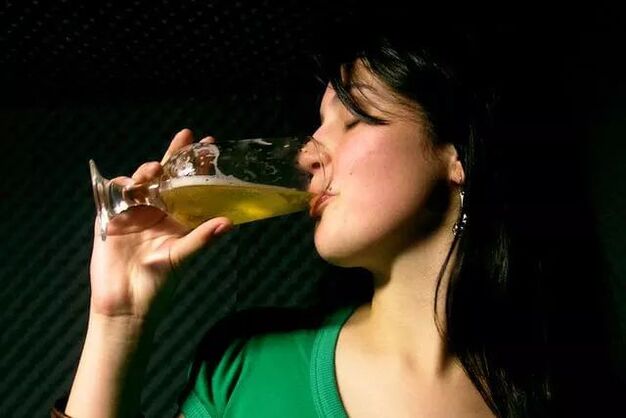 female beer alcoholism