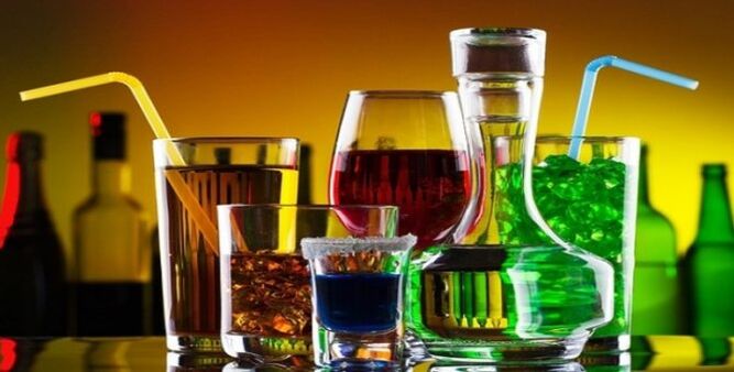 The degree of alcohol and damage