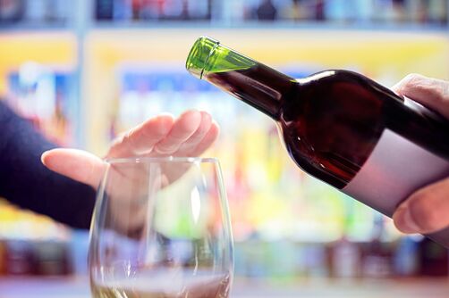 The refusal of alcohol